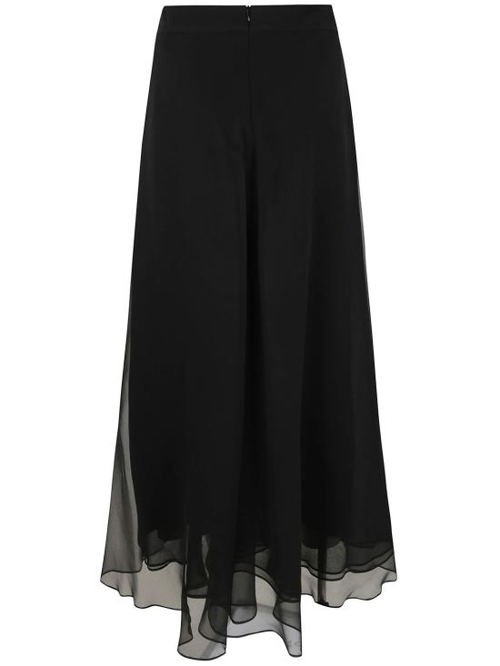 25SS 브루넬로 쿠치넬리 미디 스커트 MF940G3810 C101 BLACK - BRUNELLO CUCINELLI