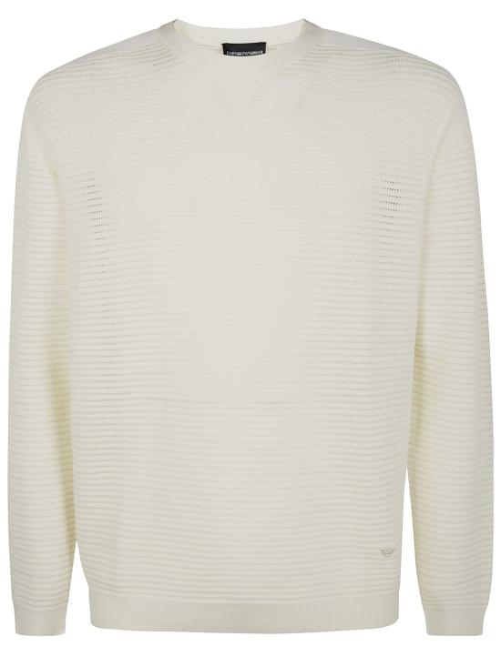 25SS 엠포리오 아르마니 스웨터 EM000889AF14201 U0003 WHITE