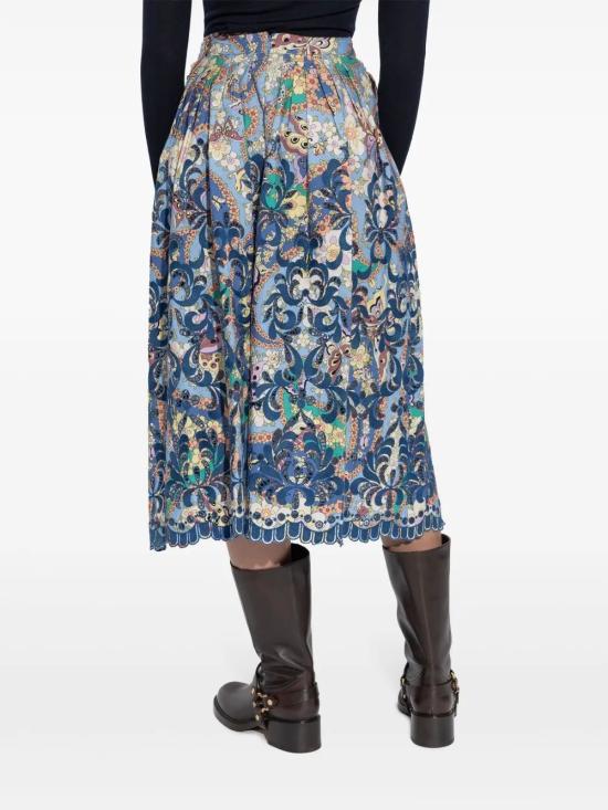 25SS 에트로 미디 스커트 WRFA011299LA502X0886 - ETRO