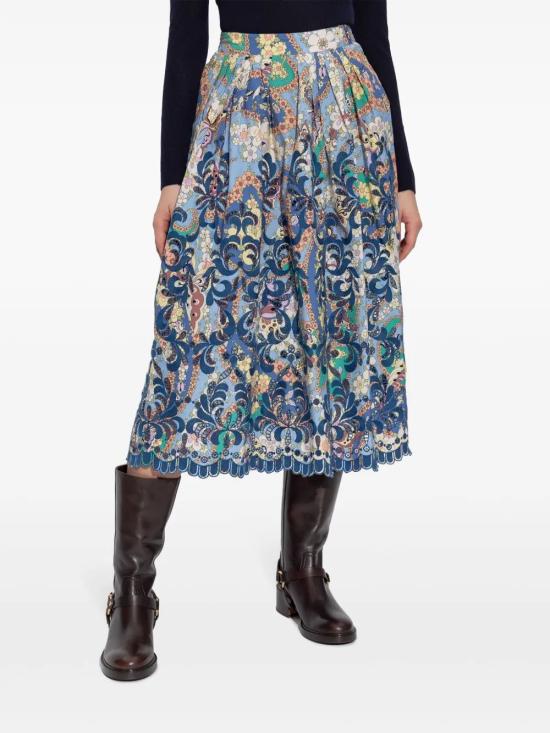 25SS 에트로 미디 스커트 WRFA011299LA502X0886 - ETRO