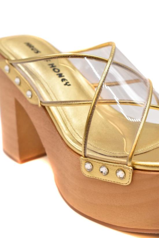  하우스 오브 허니 힐/펌프스 HW295 GOLD - HAUS OF HONEY