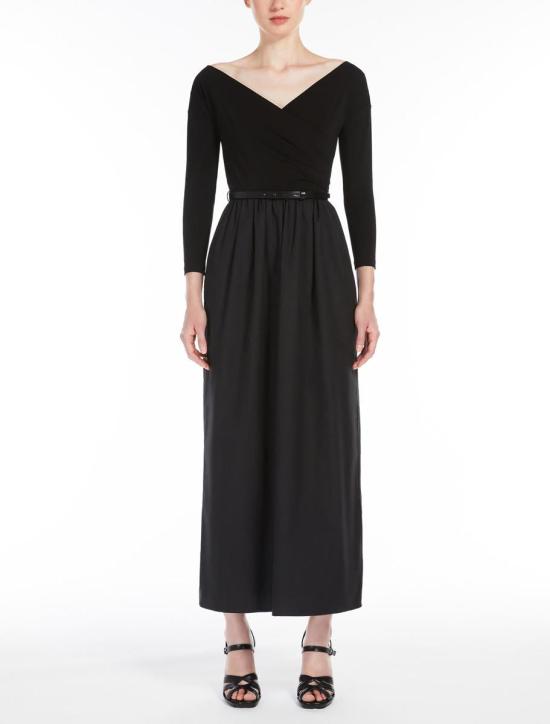 25SS 막스마라 롱 원피스 2511621022600003 Black - MAX MARA