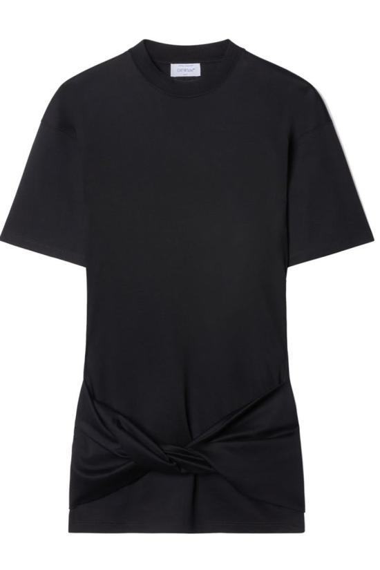  오프화이트 숏 원피스 OWDB514S24JER0011010 Black