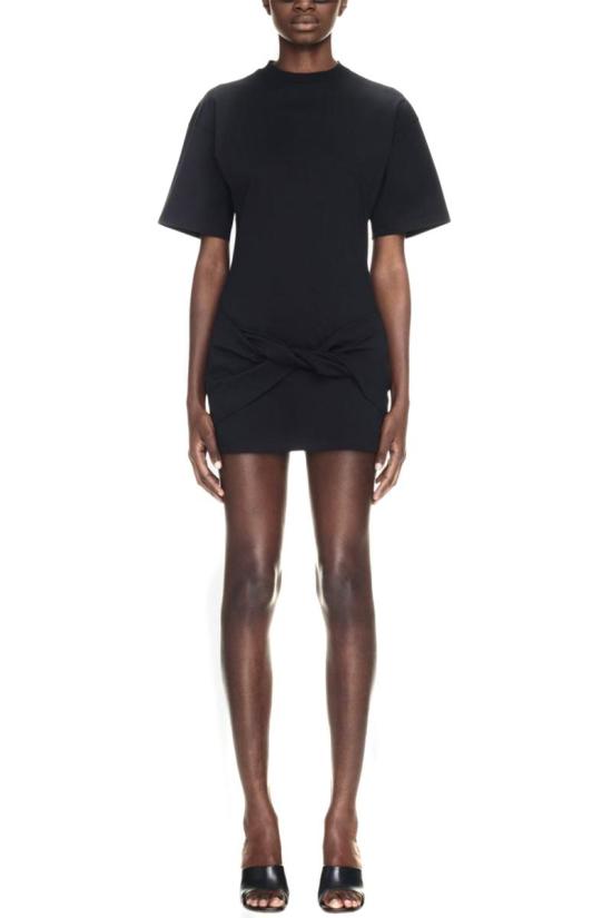  오프화이트 숏 원피스 OWDB514S24JER0011010 Black - OFF WHITE