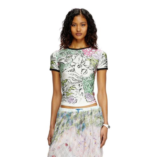 25SS 디젤 반팔 티셔츠 A166360KNAU 141 - DIESEL