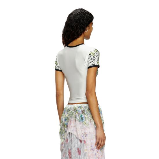 25SS 디젤 반팔 티셔츠 A166360KNAU 141 - DIESEL