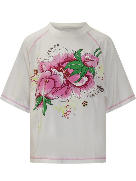 25SS 겐조 반팔 티셔츠 FF52TS1664SG 02 WHITE