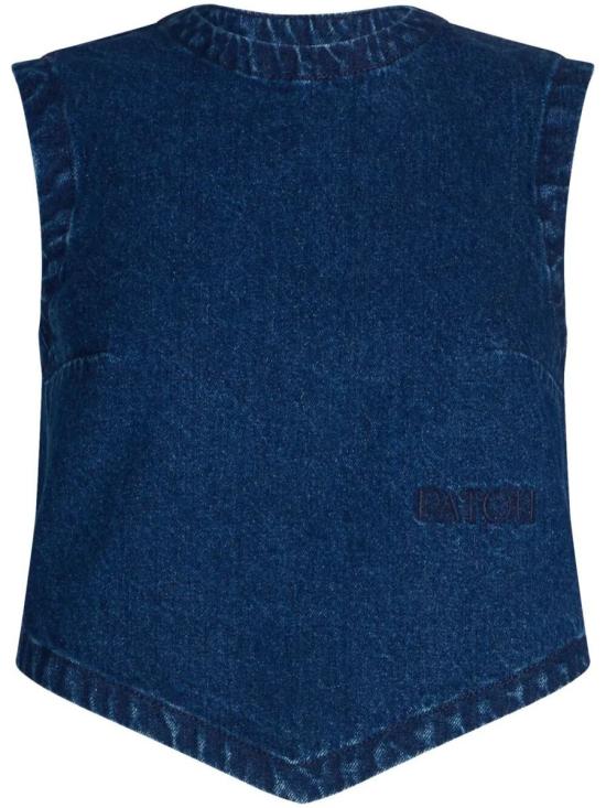 25SS 파투 민소매 티셔츠 TO1610216 661 BLUE