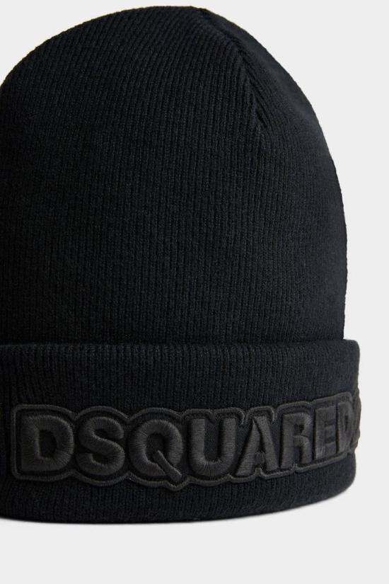25FW 디스퀘어드2 비니 KNM0001 15040001M084 Black - DSQUARED2