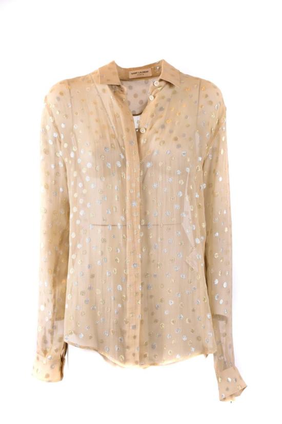  생로랑 셔츠 Y553S 512192 Beige