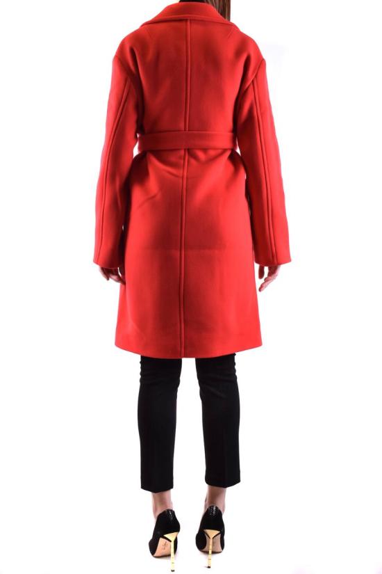  핑코 코트 1G18S0Y7E3 GIACOMINO1 RED - PINKO