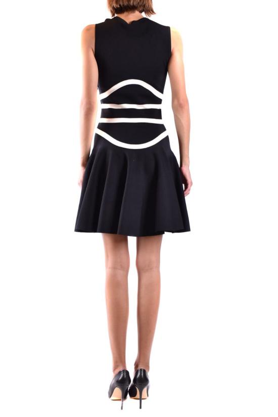  알렉산더 맥퀸 숏 원피스 WF2532094 Black - ALEXANDER MCQUEEN