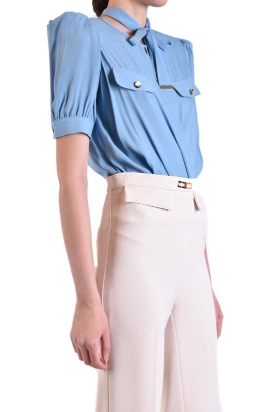  엘리자베타프랜치 긴팔 티셔츠 CB00231E2016 BLUE - ELISABETTA FRANCHI