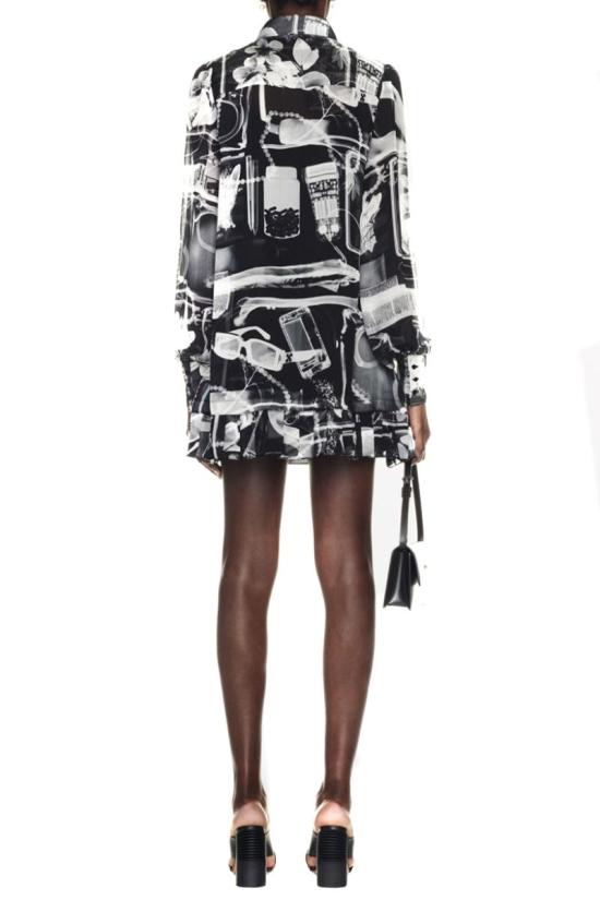  오프화이트 숏 원피스 OWDG008S24FAB0020110 Black - OFF WHITE