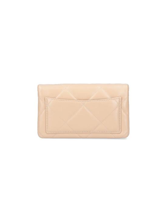 25FW 토리버치 키라 다이아몬드 퀼트 체인 월렛  158624700 Beige - TORY BURCH