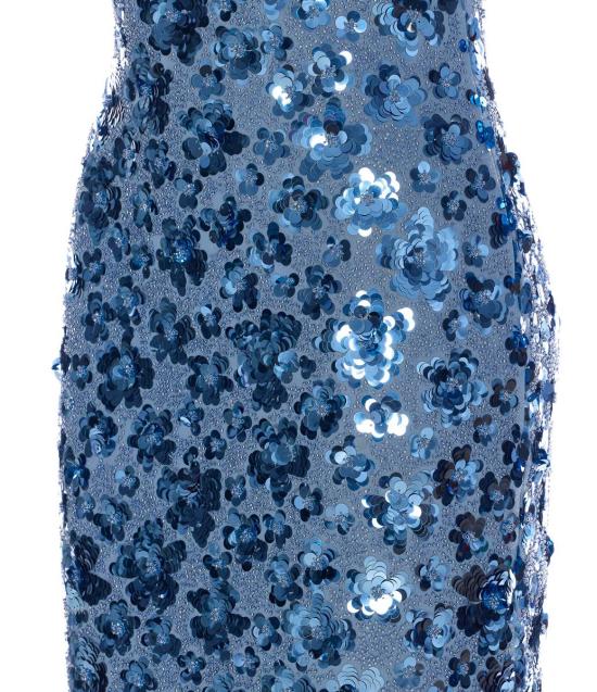 25SS 마이클 코어스 미디 원피스 MS5830EHHS424 BLUE - MICHAEL KORS