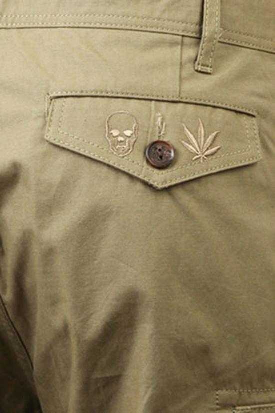  루시앙 팔라피네 숏팬츠 Lucien Pellat Finet Cargo 버뮤다 쇼트 카키 - LUCIEN PELLAT-FINET