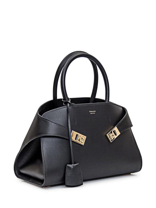 25FW 살바토레 페라가모 토트백 215608766758 BLACK DOM - SALVATORE FERRAGAMO
