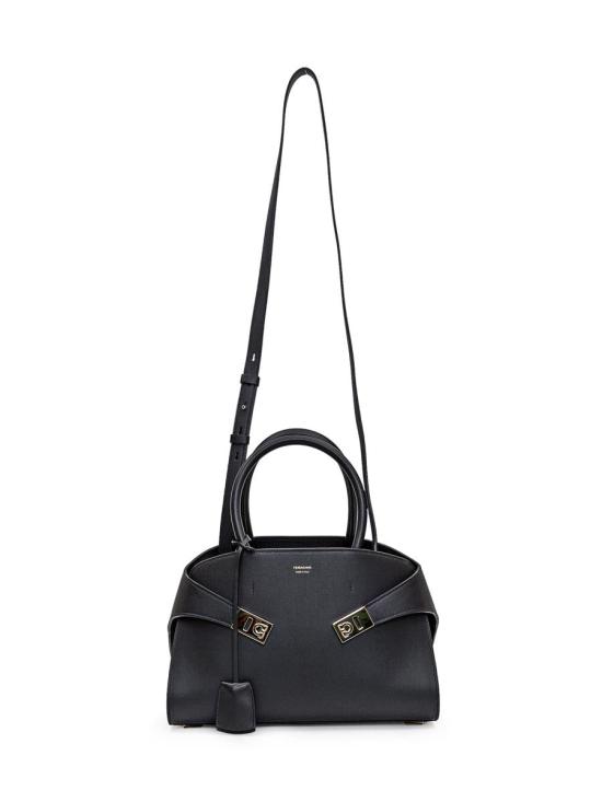 25FW 살바토레 페라가모 토트백 215608766758 BLACK DOM - SALVATORE FERRAGAMO