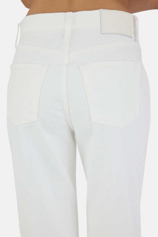  마우지 데님 팬츠 무시 암허스트 와이드 스트레이트 화이트 - MOUSSY