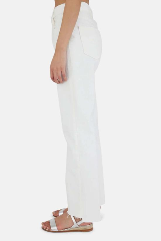  마우지 데님 팬츠 무시 암허스트 와이드 스트레이트 화이트 - MOUSSY