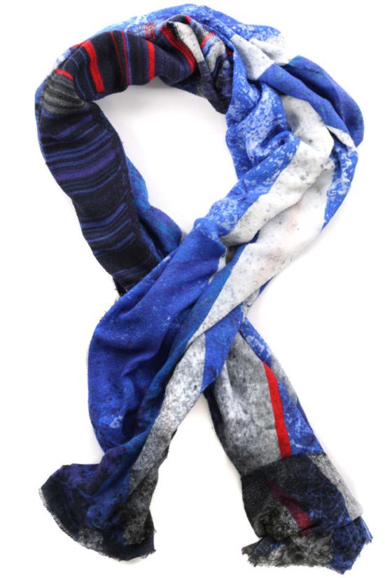 팔리에로 사르티 머플러/스카프 Faliero Sarti 플래그 캐시미어 모달 스카프 리치 블루 - FALIERO SARTI