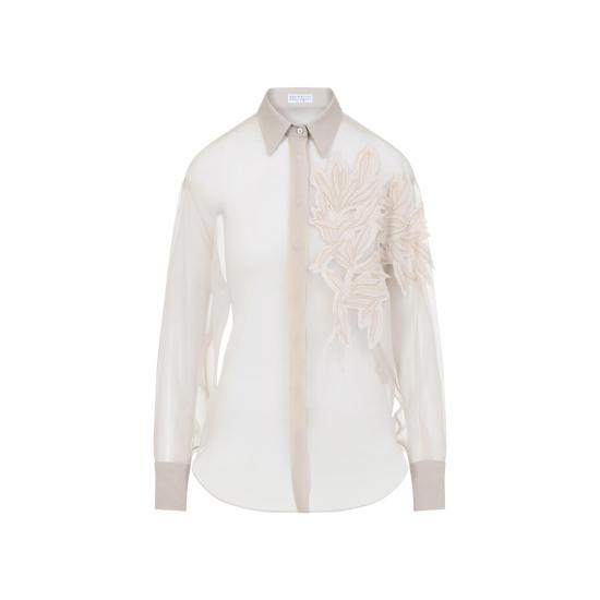 25SS 브루넬로 쿠치넬리 셔츠 MF940RJ506 C8539 TALCO NUDE NEUTRALS