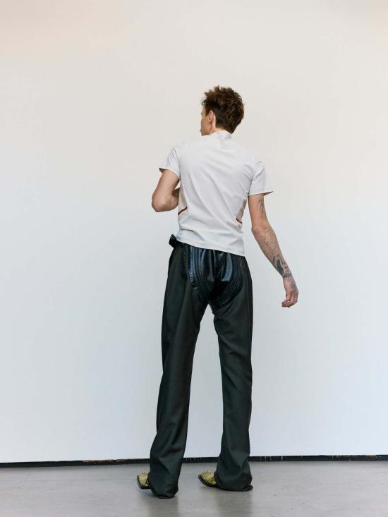  마틴로즈 스트레이트 팬츠 마틴 로즈 테일러드  다크 그린 - MARTINE ROSE