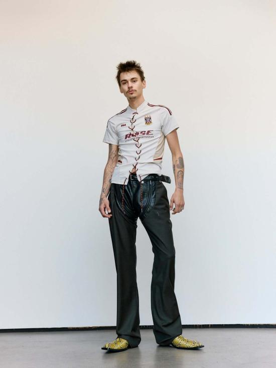  마틴로즈 스트레이트 팬츠 마틴 로즈 테일러드  다크 그린 - MARTINE ROSE