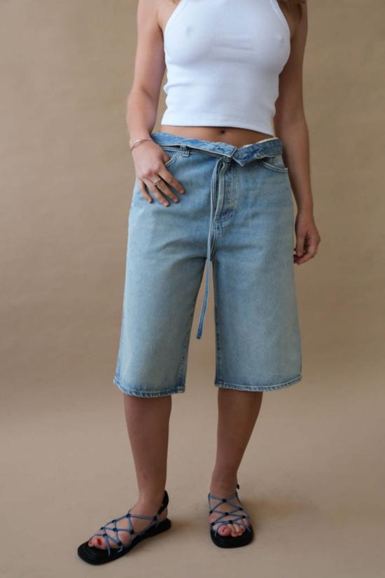  에이골디 데님 숏팬츠 아골데 에미 숏 레플리카 - AGOLDE