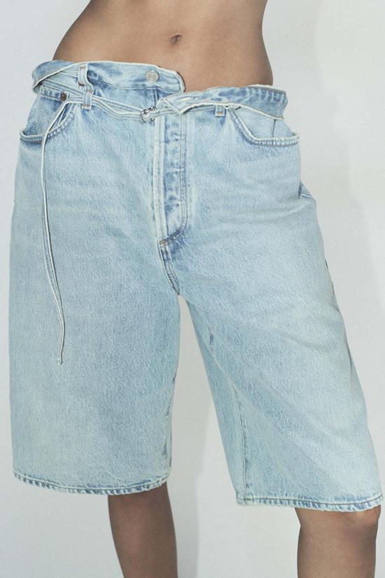  에이골디 데님 숏팬츠 아골데 에미 숏 레플리카 - AGOLDE