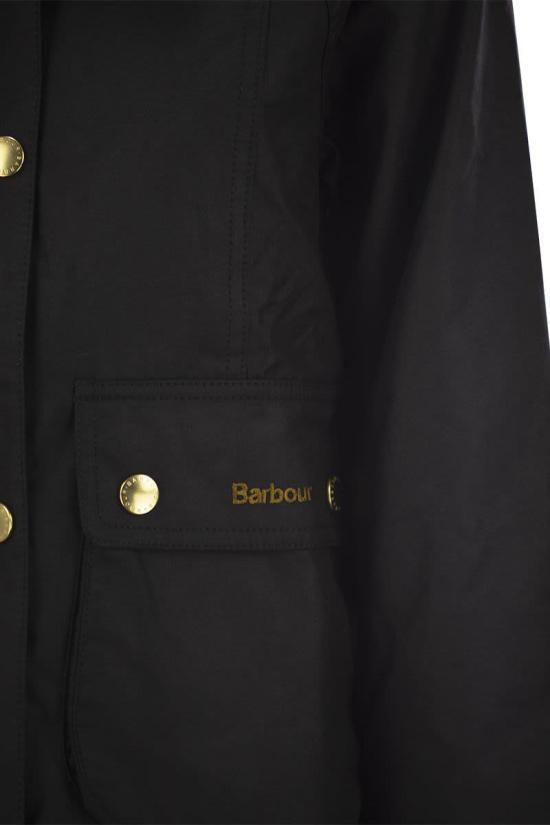  바버 크롭드 비드넬 왁스 재킷  LWX1403 LWX BK71 Black - BARBOUR