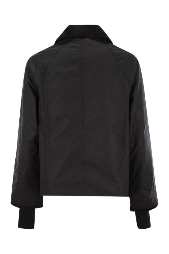  바버 크롭드 비드넬 왁스 재킷  LWX1403 LWX BK71 Black - BARBOUR