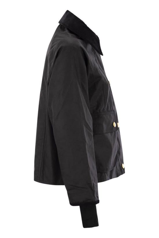  바버 크롭드 비드넬 왁스 재킷  LWX1403 LWX BK71 Black - BARBOUR