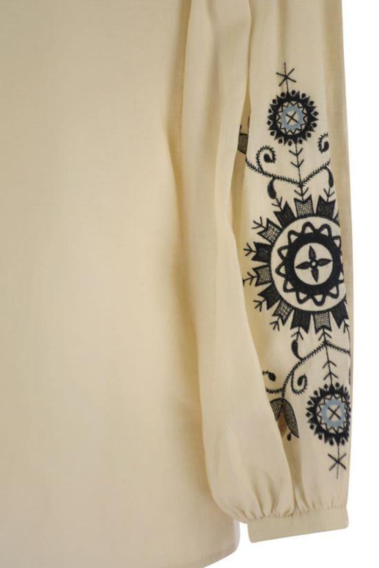 25SS 위켄드막스마라 블라우스 2515111122600 022 Beige - WEEKEND MAX MARA