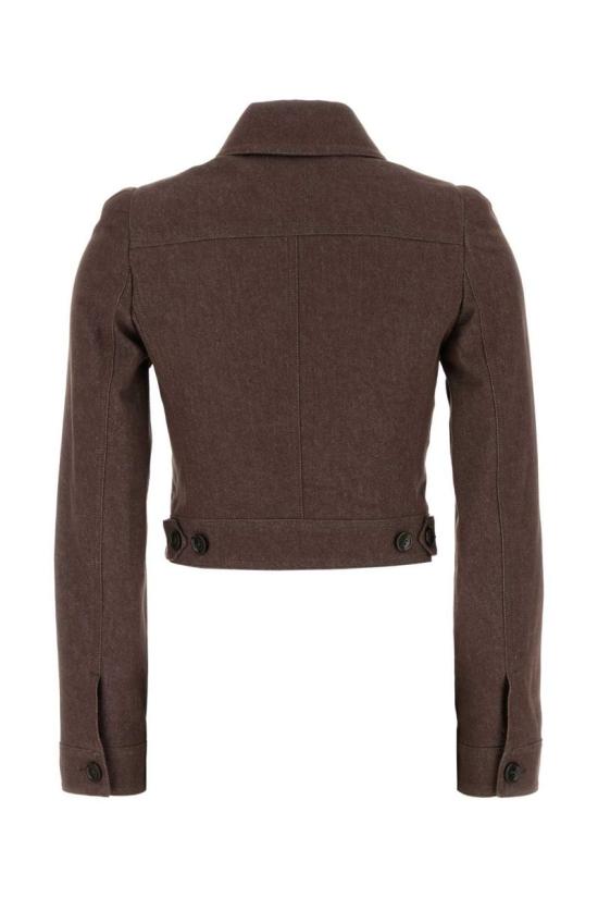 25SS 막스마라 carpa 크롭 자켓  2511041013600 002 BROWN - MAX MARA