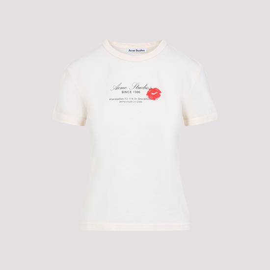 25SS 아크네 스튜디오 반팔 티셔츠 AL0460 AR8 PEARL GREY