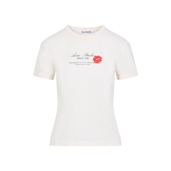 25SS 아크네 스튜디오 반팔 티셔츠 AL0460 AR8 PEARL GREY - ACNE STUDIOS