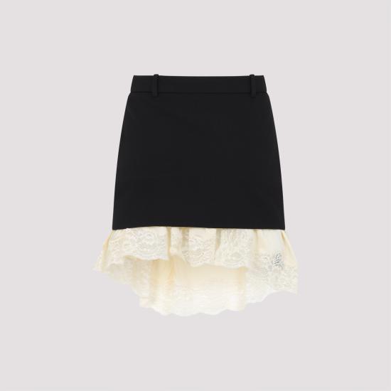 25SS 발렌시아가 숏 스커트 831246 TMT32 1000 BLACK - BALENCIAGA