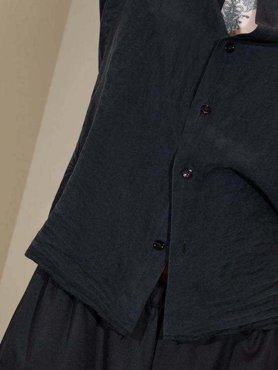  Gabriela Coll 긴팔 셔츠 가브리엘라 콜 No. 197 실크 폰지 셔츠 블랙 - OTHER BRANDS