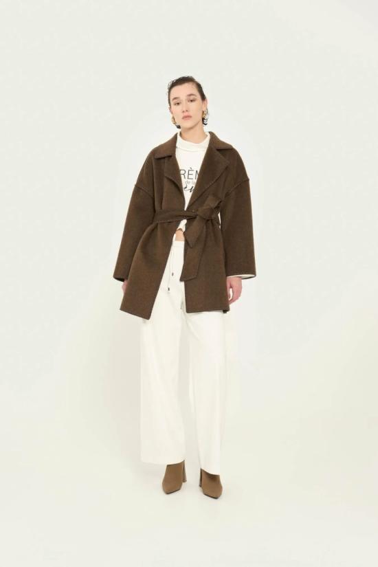 24FW 비카리오 친퀘 코트 CARISSA 706 Brown - VICARIO CINQUE