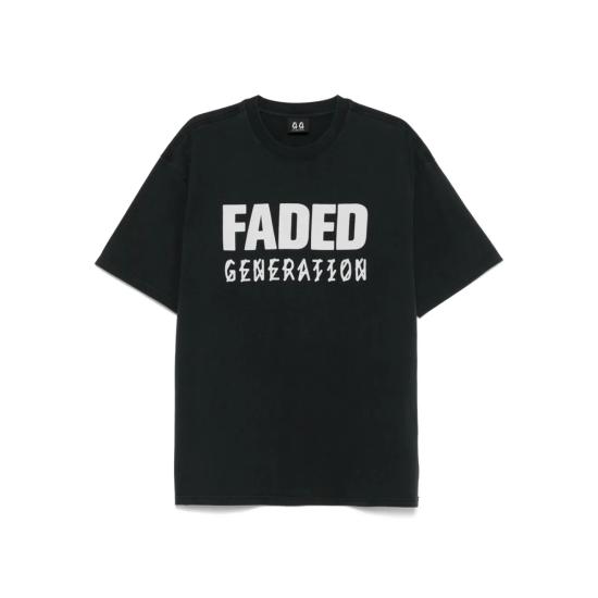 25SS 44레이블 반팔 티셔츠 B0030556 FA582 P606 BLACK