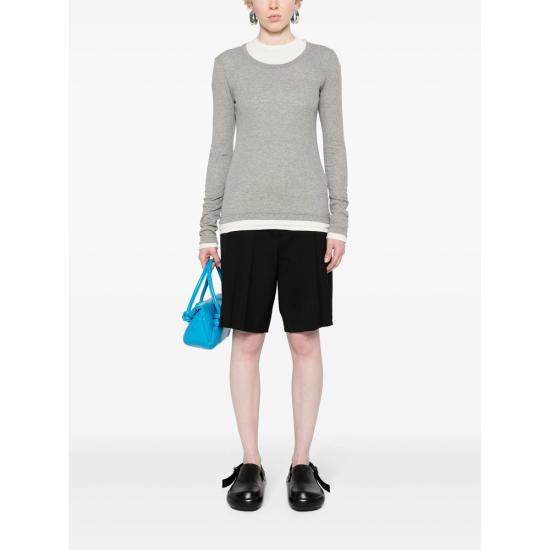 25SS 질샌더 긴팔 티셔츠 JTN357 J40FV0104 971 NEUTRALS GREY - JIL SANDER