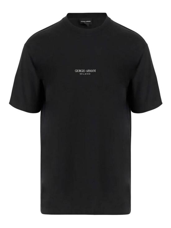 25SS 조르지오 아르마니 반팔 티셔츠 GM001085TE10629UC001 Black