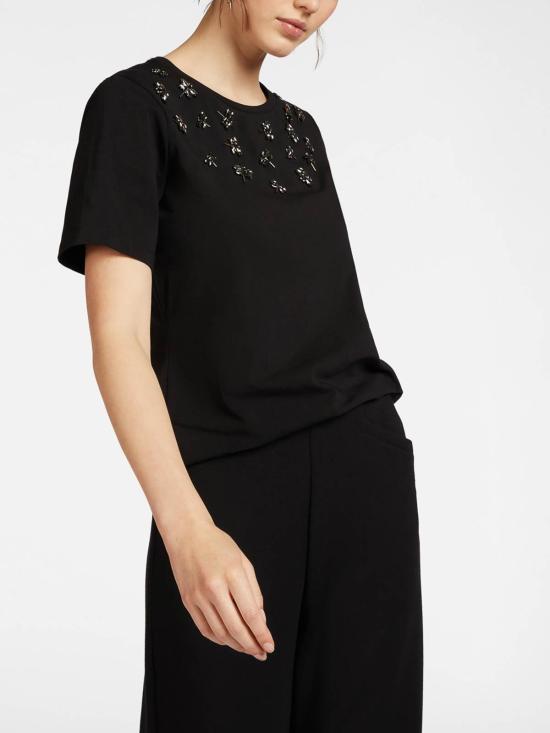  ELENA MIRO` 반팔 티셔츠 G175Z000249N033 Black - OTHER BRANDS