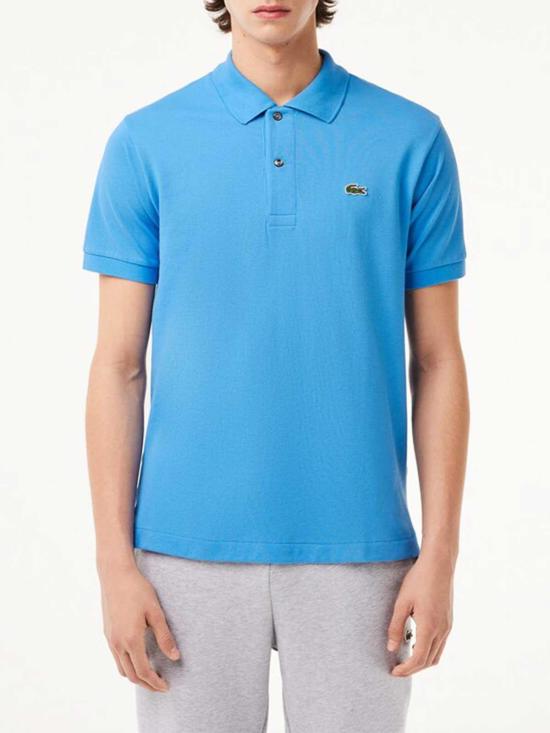 라코스테 클래식 핏 피케 폴로 셔츠 L1212L99 Light Blue - LACOSTE