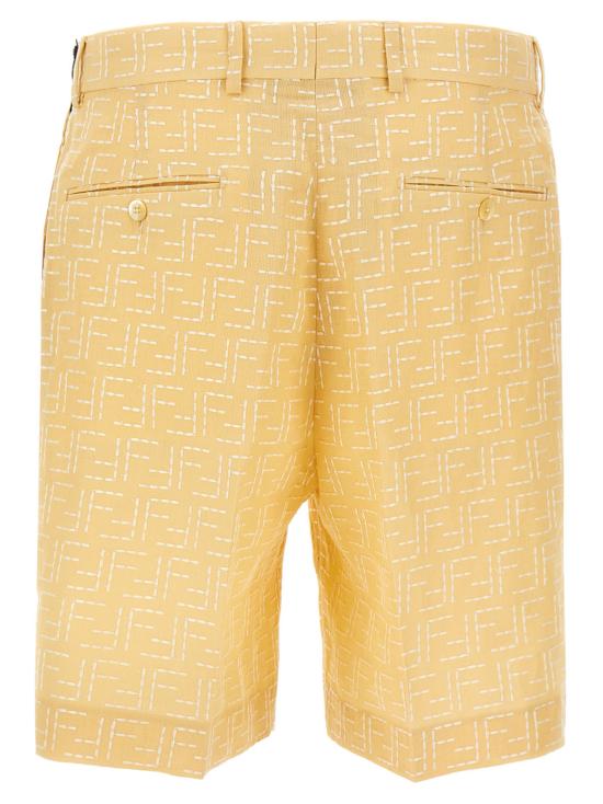 25FW 펜디 숏팬츠 FB0821AU6YF0PKL Yellow - FENDI