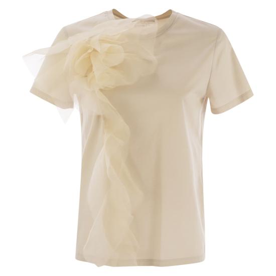 25SS 막스마라 스튜디오 반팔 티셔츠 2516941024600 IVORY