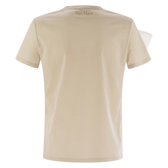 25SS 막스마라 스튜디오 반팔 티셔츠 2516941024600 IVORY - MAX MARA STUDIO