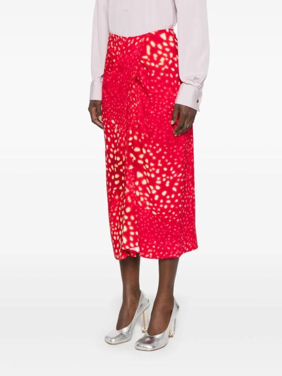 25SS 드리스 반 노튼 스커트 2510108001013 RED 352 - DRIES VAN NOTEN